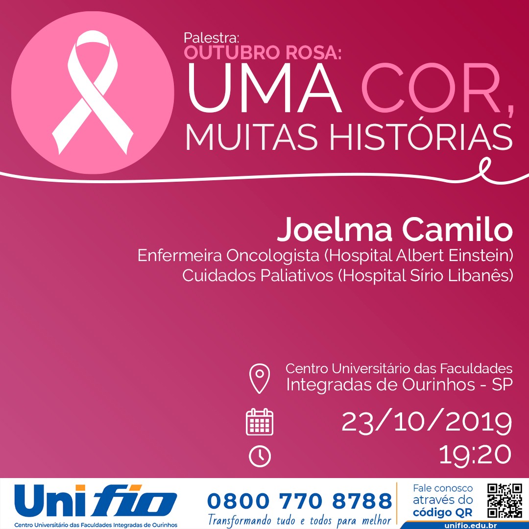 Redes Sociais - Palestra Outubro Rosa