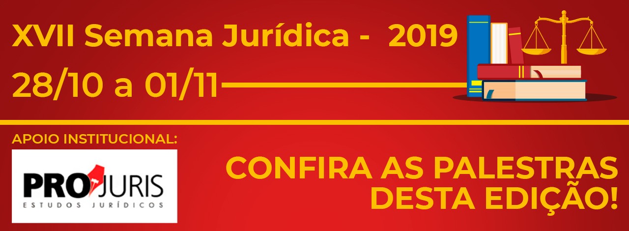XVII Semana Jurídica - Banner Rotativo 1280x470px