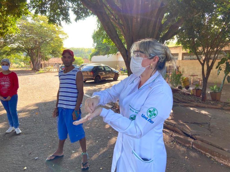 Alunos ministraram palestra aos assistidos pelo Centro POP